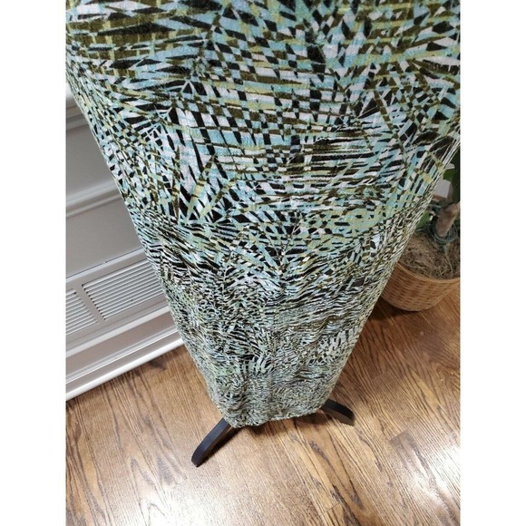 Studio 1940 Women Multicolor Rayon Sleeveless Scoop Neck Long Maxi Dress Size 32 - Picture 4 of 10